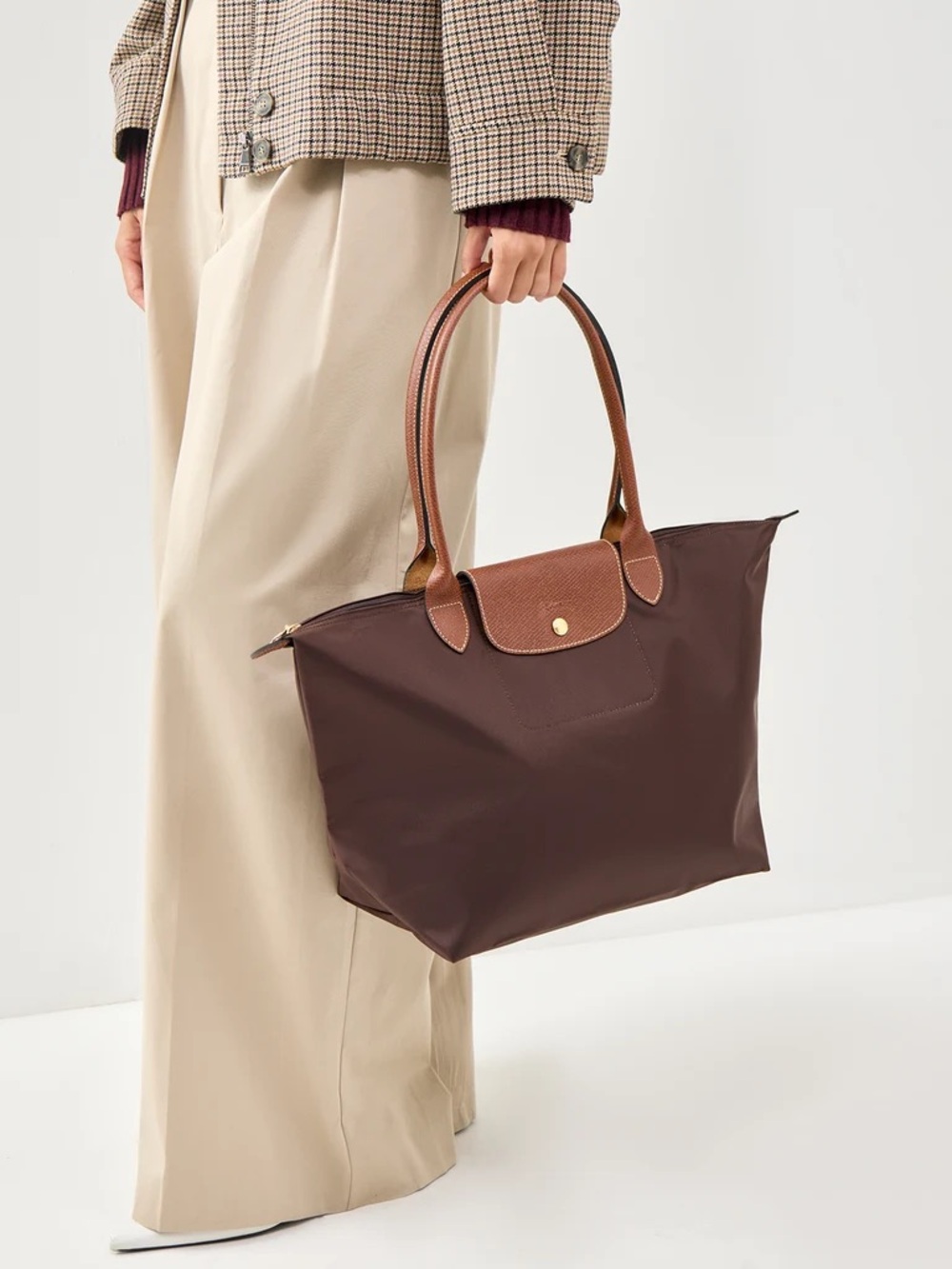 Longchamp le plate large tote bag